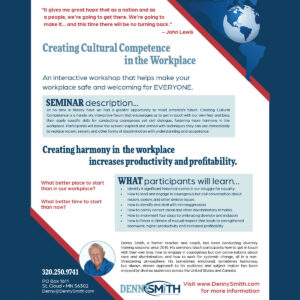 Creating Cultural Competence Flyer